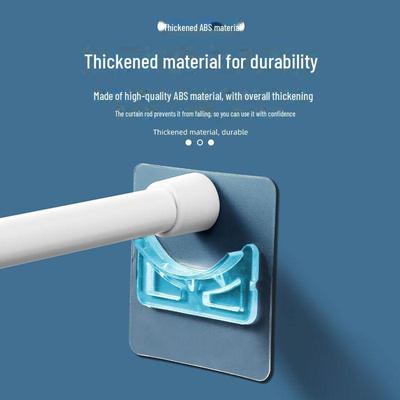 Τηλεσκοπικό στήριγμα ράβδου χωρίς διάτρηση: Κολλητικό κουρτινόξυλο & άγκιστρο στήριξης