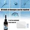 Complete Windshield Repair Set Includes Resin Solution And Curing Film For Seamless Crack Elimination Curing Film Tools