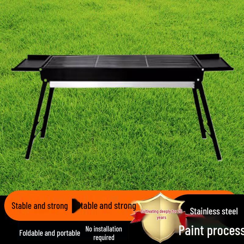 Foldable Portable Charcoal BBQ Grill