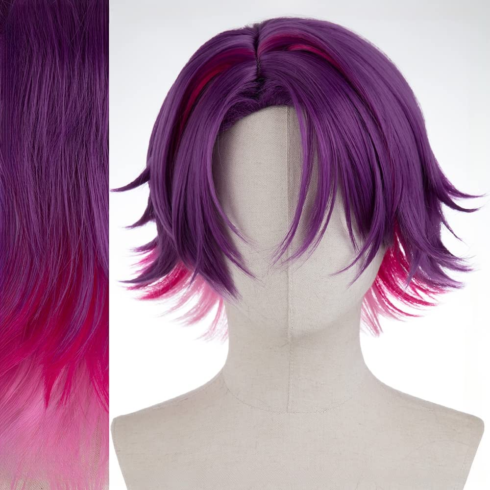 Heat-resistant Cosplay Wig, Perfect for Anime Costumes, Parties, Events, and Fancy Dress. Includes Wig Net. (Watarai Hibari)