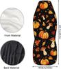 Pumpkin Mushroom Maple Leaf Front Car Seat Covers Protectors 2-Pc Set Graphic Print Auto Seat Covers For Holiday Car Decor
