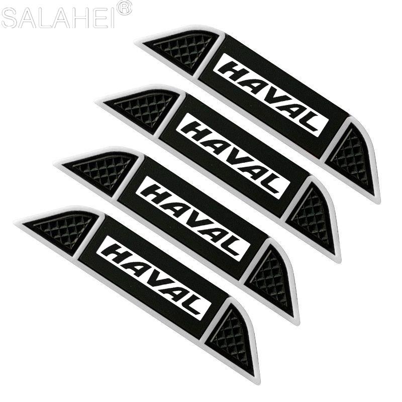 Für Great Wall Haval H7 Dargo M6 H9 F7 Jolion X DOG XY 4 Stück Auto Tür Kratzschutz Aufkleber Gummi Antikollisionsleiste