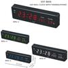 Home Practical Digital Desk Hanging Dual-purpose LED Clock Digital Clock with Temperature and Humidity Multiple Alarm Clocks