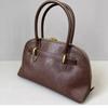 bag shell bag bowling bag leather high-end women's bag niche retro portable messenger bag