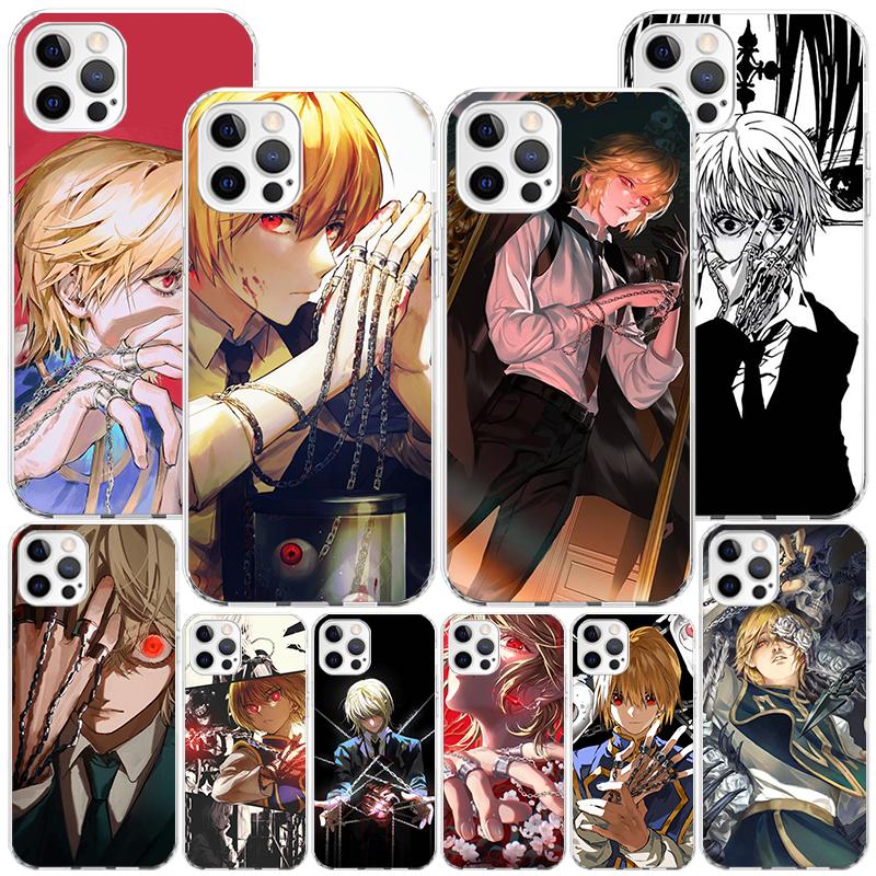 Huner X-Hunters Kurapika Phone Case For iPhone 13 12 Mini 11 Pro Max XS XR X SE 7 8 Plus 5S 5 6S 6 Gift Print Cover Fundas