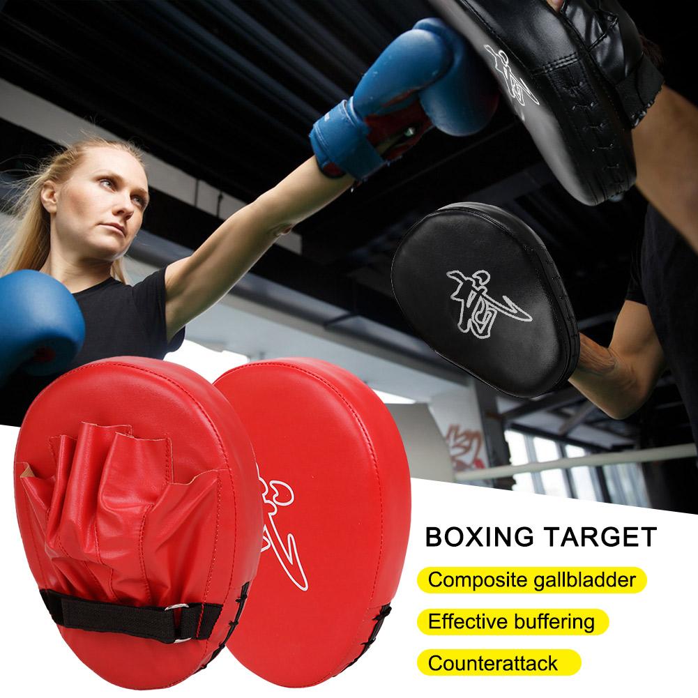 Boxing Hand Target PU Leather Punching Mitts Wear Resistant Boxing Focus Pads Kickboxing Pads for Boxing MMA Muay Thai