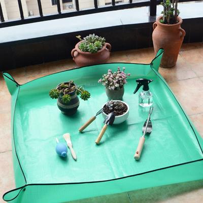 Tapete Impermeável para Jardinagem e Transplante de Plantas para Controle de Sujeira de Substrato para Vasos Portátil