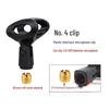 Universal Boom Arm Microphone Clip for Broadcasting & Interviews