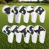 10 Pieces Golf Iron Headcover Dirt-Resistant Club Set Sturdy