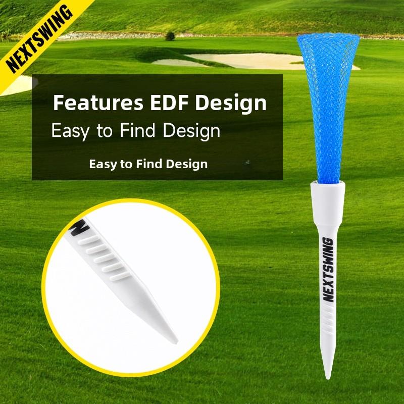 NextSwing Golfball-Tee Niedriger Widerstand Elastisches Netz-Ballhalterung Zyklon Limitierte Auflage Abschuss-Golf-Tee Robust Und Langlebig Kunststoff