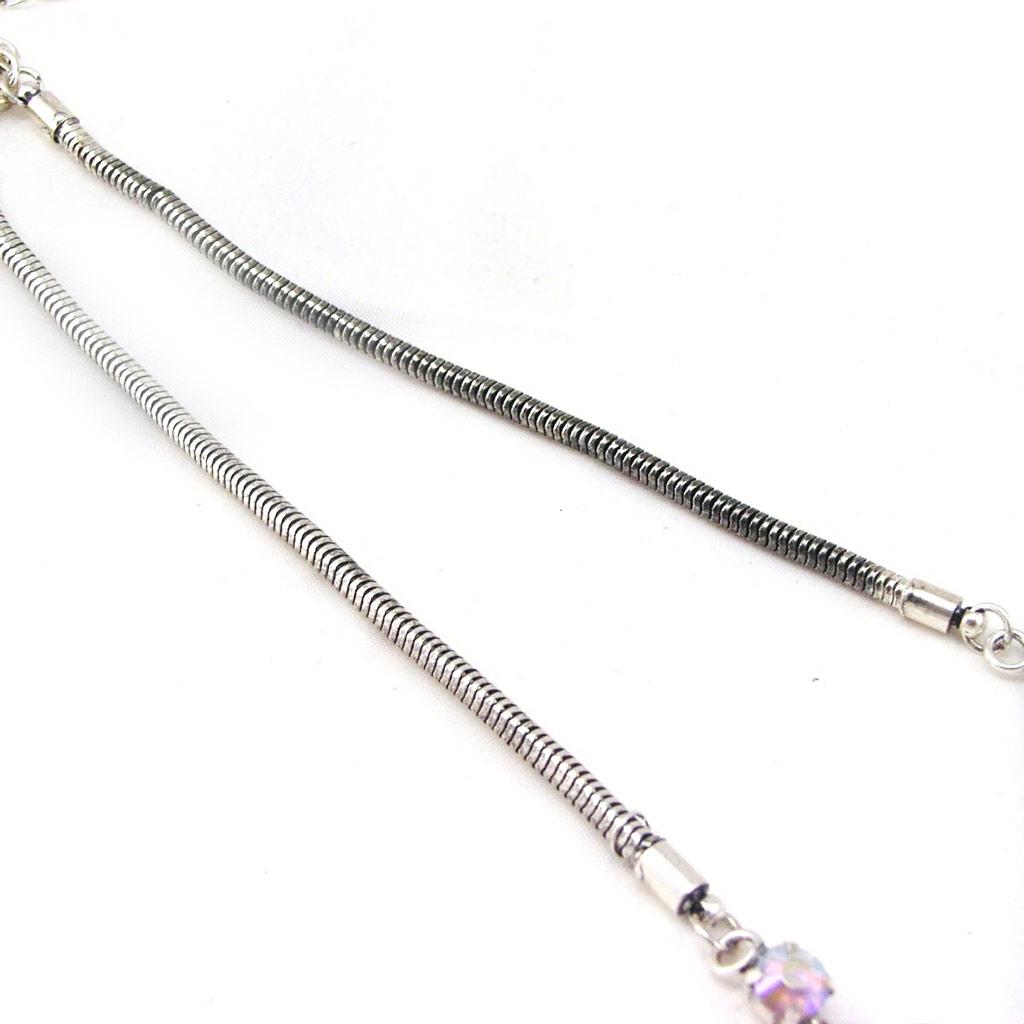 Les Trésors De Lily [F4421] - Designer Necklace 'Antik' White