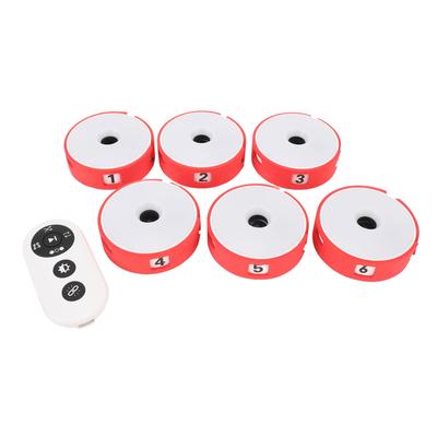 Kit de Lumières d'Entraînement d'Agilité Intelligentes Lumières de Fitness Sportif Entraîneur Agilité et Entraînement à la Réponse Lumière pour Football Tennis Basket-ball et Arts Martiaux