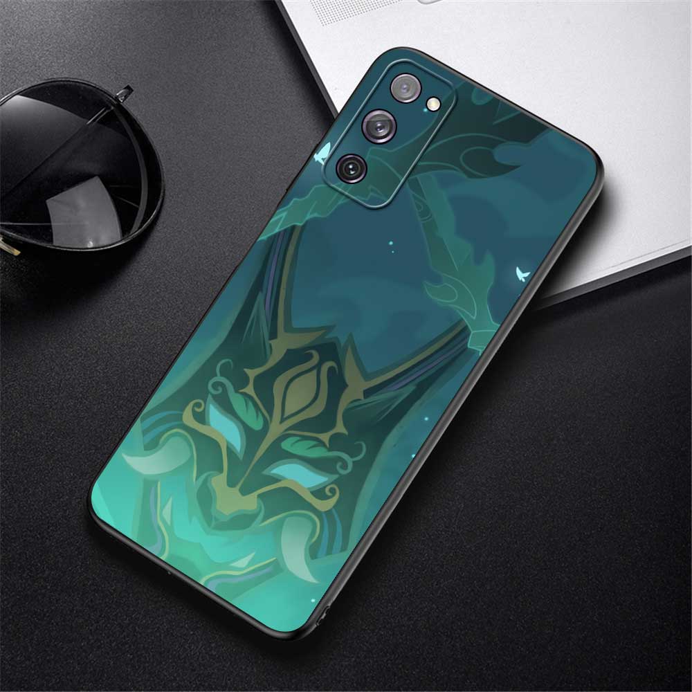 Ochranné pouzdro na telefon Genshin Impact Icon pro Samsung Galaxy S22 5G S21 Ultra S20 S10 S9 Plus S10E S8 S7 Edge