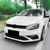 Car Front Bumper Lip Spoiler Diffuser Splitters BodyKit Aprons Cover Guard Trim For Volkswagen Polo MK5 6C GTI 2015-2018
