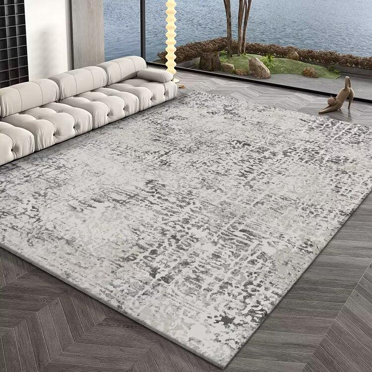 Modern Carpet for Living Room Abstract Large Area Plush Rugs Bedroom Decor Bedside Carpet Washable Non-slip Floor Mat Lounge Rug