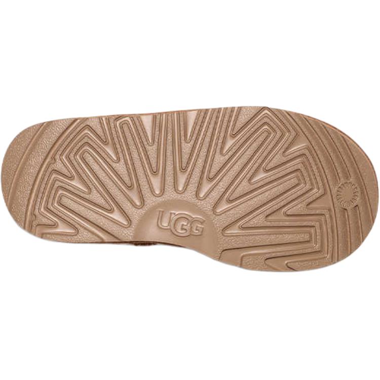 UGG Leisure Comfortable Versatile Non-Slip Durable Low-Top Slippers Kids Slippers Brown 1166774K-CHE