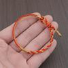 Handgeknüpfter zweifarbiger DIY-Perlenarmband: Paar-Stil mit viersträngigem Vajra-Knoten und Ruyi-Armband