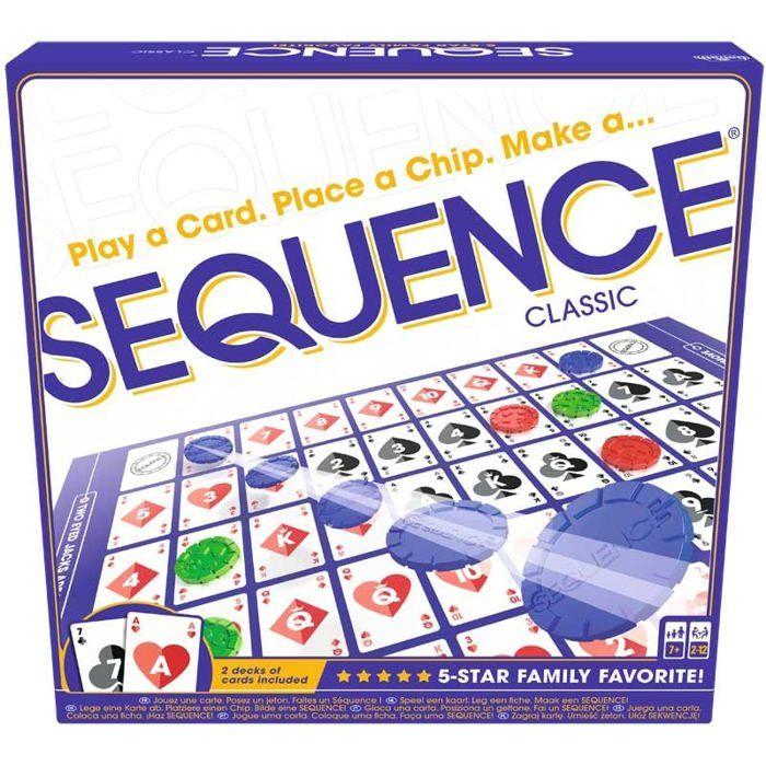Jeu de société Sequence jeu de stratégie éducatif pour enfants et familles