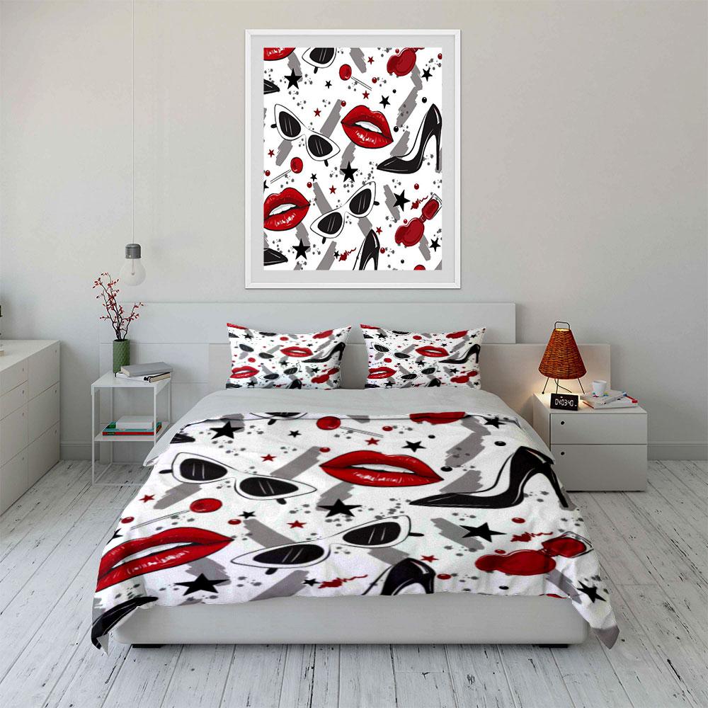 Fashion Accessories Set Decor Multiple Sizes Kid'S And Adults' Bedroom Exquisite 3Pc Bedding Set, Gift