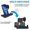 3 In 1 Wireless Charger Stand for iPhone 15 14 13 12 11 XS XR X 8 Fast Charging Dock Station For Apple Watch 9 8 7 6 AirPods Pro