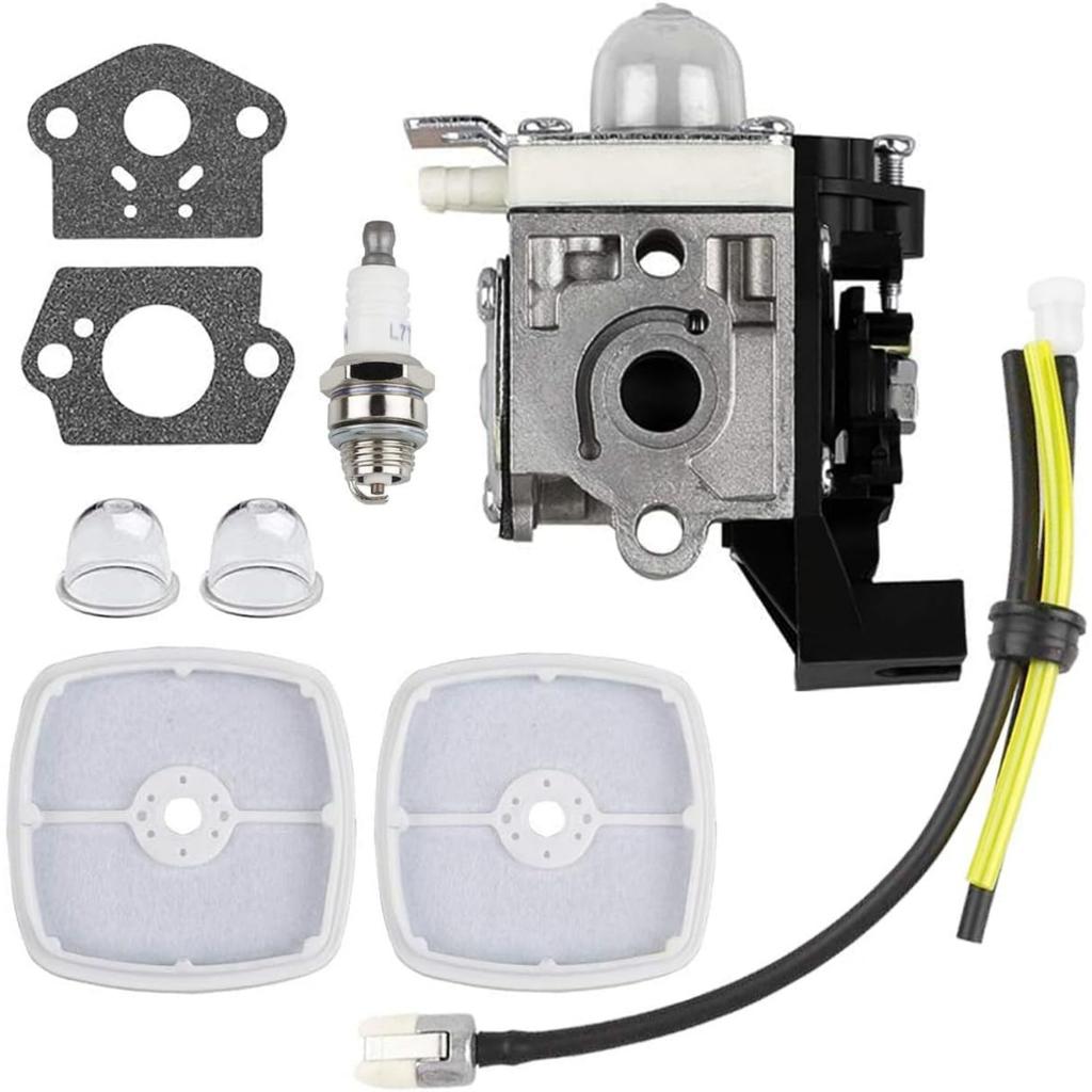 Carburetor Tune up kit for Echo SRM-225 PAS-225 GT-225 PE-225 A021001692 Weed-Eater String Trimmer Carburetor with Air Filter Fuel Line