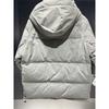 Export Tail Goods Classy Hooded down Jacket Men Winter Tide All-Matching Thick Warm White Duck down Overalls Men