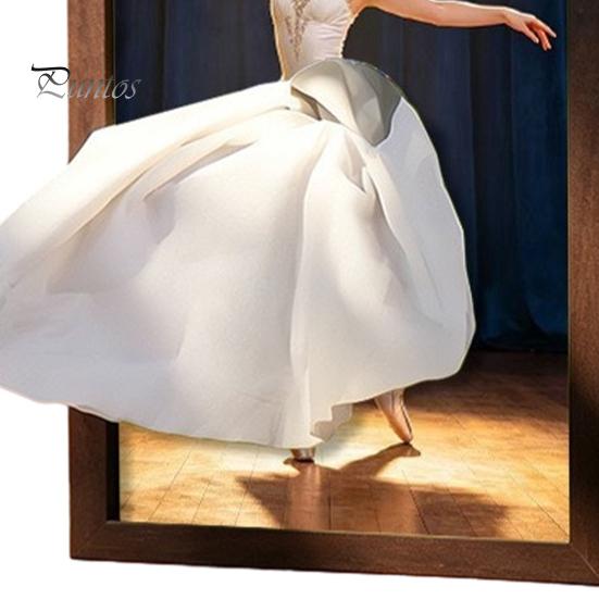 Schreibtisch-Taschentuchbox-Abdeckung Nussbaumholz-Box, mit künstlerischem Ballettänzer-Rock-Design, Nachttisch-Organizer Mehrzweck-Papiertuchhalter für Zuhause