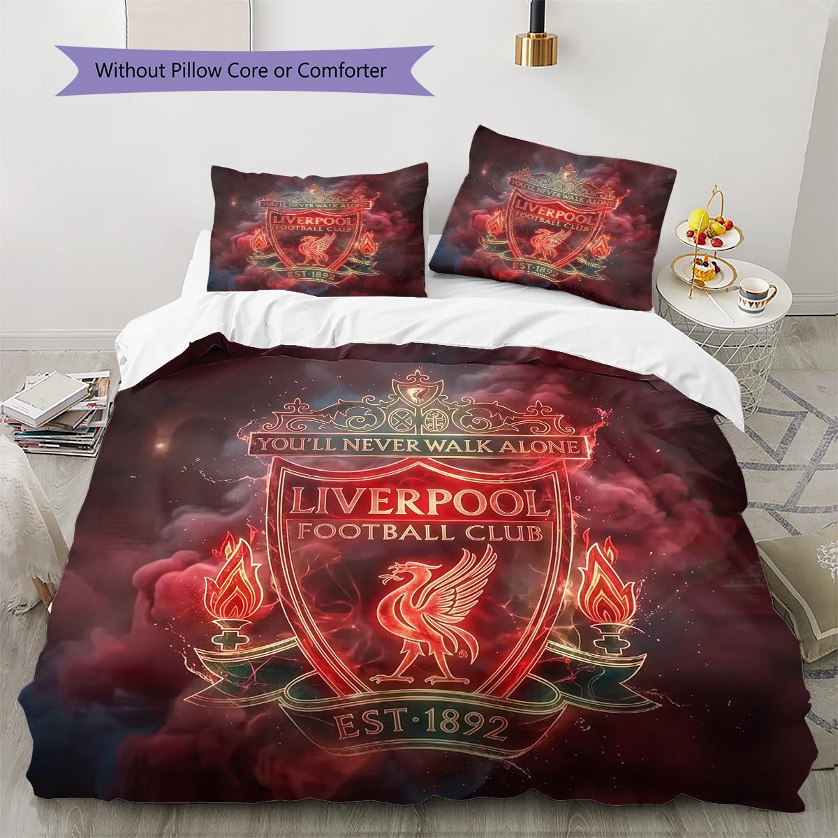 Liverpool rakstu gultasveļas sega Komplekts Mājas