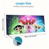 The Powerpuff Girls2 Print  Cushion Non-slip Laptop Tablet Big Mousepad XXL Mat Mini PC Playmat With Lock edge