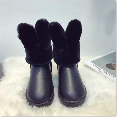2025 Velvet and Thickened Northeast Cold-resistant Flat-bottomed Xinlibao 2025 Winter Warm Northeast Snow-proof Boots for Women