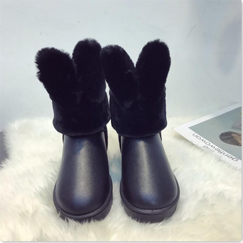

2025 velvet and thickened Northeast cold-resistant flat-bottomed Xinlibao 2025 winter warm Northeast snow-proof boots for women 41