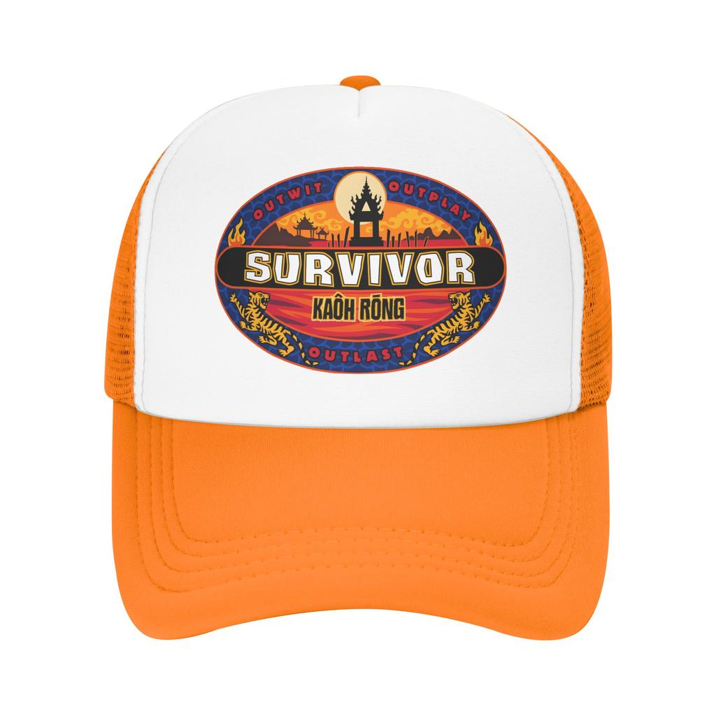 Custom Punk SSurvivors Baseball Cap Unisex Women Breathable Challenge Activity Dad Hat Sun Protection