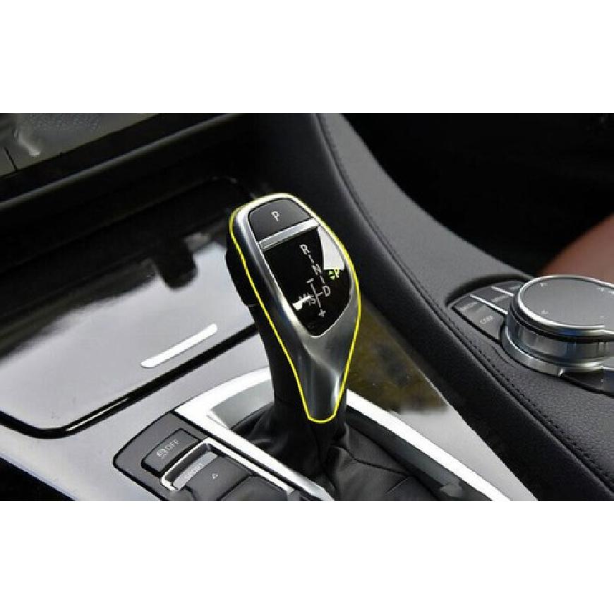 For BMW 3 4 Series GT Carbon Fiber Red Gear Shift Knob Trim Car Central Console