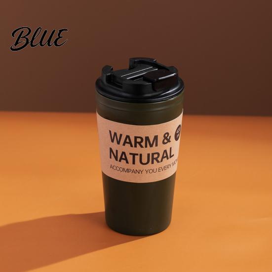 Water Bottle 420ml Coffee Mug Capacity Plastic Grade Large Cup Food Juice Anti-slip with Dust-proof