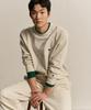 C-Logo Crewneck Sweatshirt Cream