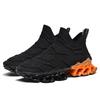 Modische Trailrunning-Sport-Sportschuhe für Herren, bequeme Freizeit, leichte, atmungsaktive Strick-Sneaker
