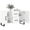 vidaXL Sideboard White 100x36x60 Cm Wood Material
