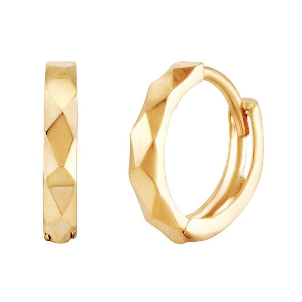 [Neegee] 14K Gold Snake One-Touch Earrings