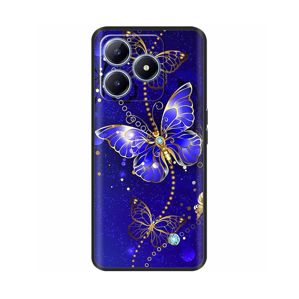 For Realme C61 Case Realme C63 Phone Cases Cartoon Full Coverage Cover Soft Liquid Silicone Case For Realme C61 C63 RealmeC61