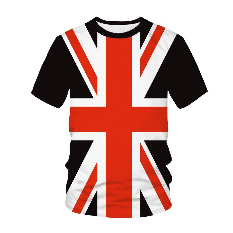 Vintage Union Jack Logo T-shirt Distressed Retro Style Graphic For British Culture Lovers