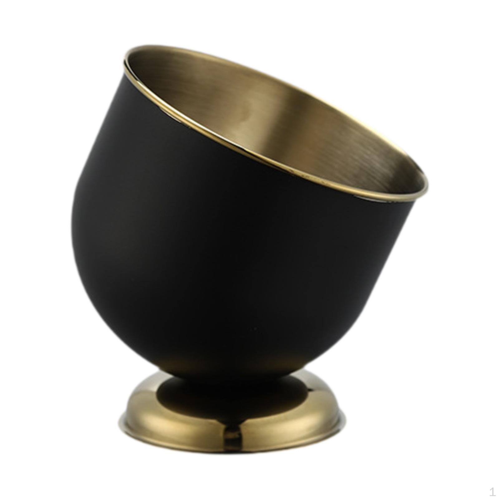 

Ведро-охладитель для домашнего бара, контейнер для льда для праздников и встреч Height 20cm_Black Gold