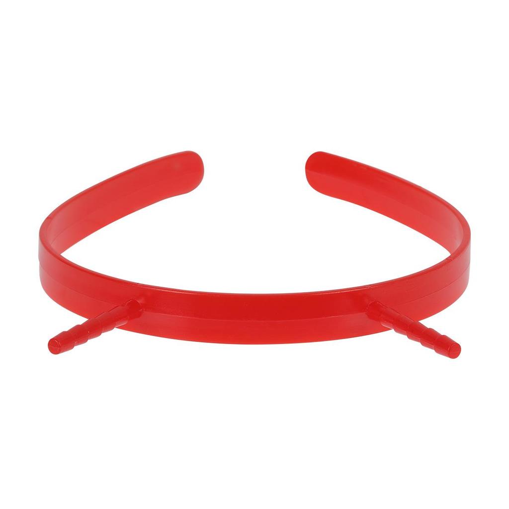 Red Plastic Headband 3.5 Cm DIY Accessory