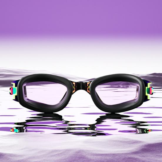 Gafas de Natación para Adultos con Tapones para los Oídos Impermeables Sin Fugas Antivaho Protección UV Lente Transparente Hombres Mujeres Gafas de Silicona Equipo de Buceo Snorkel