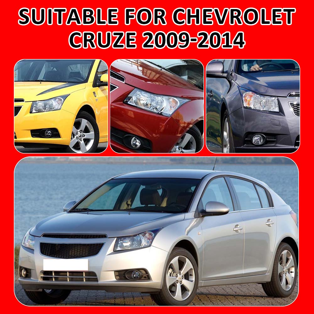 Suitable for Chevrolet 2009-2014 Cruze Car Headlight Cover Curze Transparent Lamp Shell Left and Right Replacement Lampshade