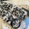 PU Leather Furry Waistband Faux Fur Y2K Waistband Simple Plush Belt  Spicy Girl