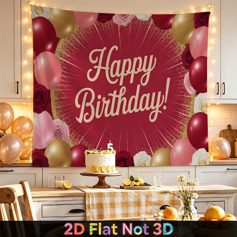 Party Backdrop Floral Photo Booth Background Front Door Decor