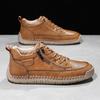 Womens/Men's Leather Shoes Large Casual Shoes Sports Men's Fashionable Casual Leather Shoes