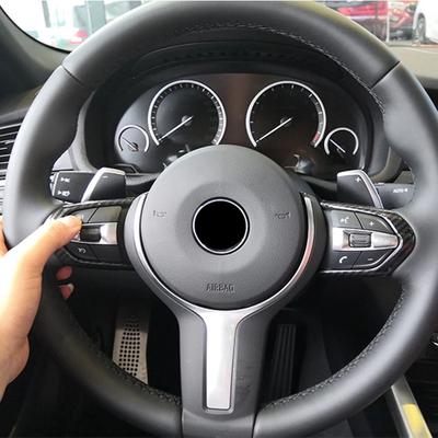 Car Styling For BMW M2 M3 M4 M5 3 Series 330i Steering Wheel Buttons Frame Cover Trim Interior Accessories