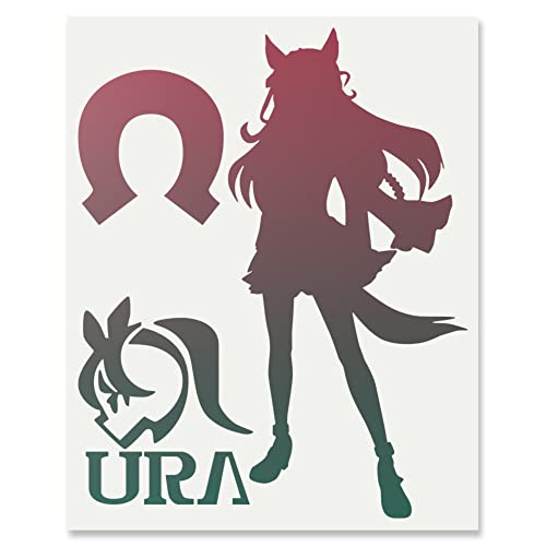 Sticker S with only the design remaining:  Symboli Rudolf s racing silks  metallic gradation 129M