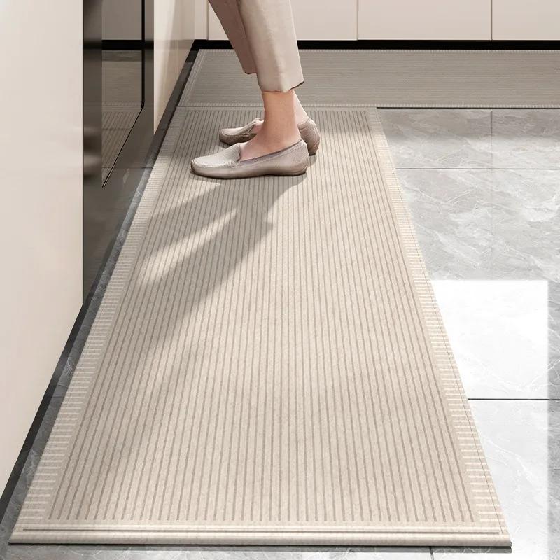 Kitchen Floor Mat Loop Velvet Non-slip Wear-resistant Carpet Long Strip Home Decoration Rug Alfombra Antideslizante Para Cocina